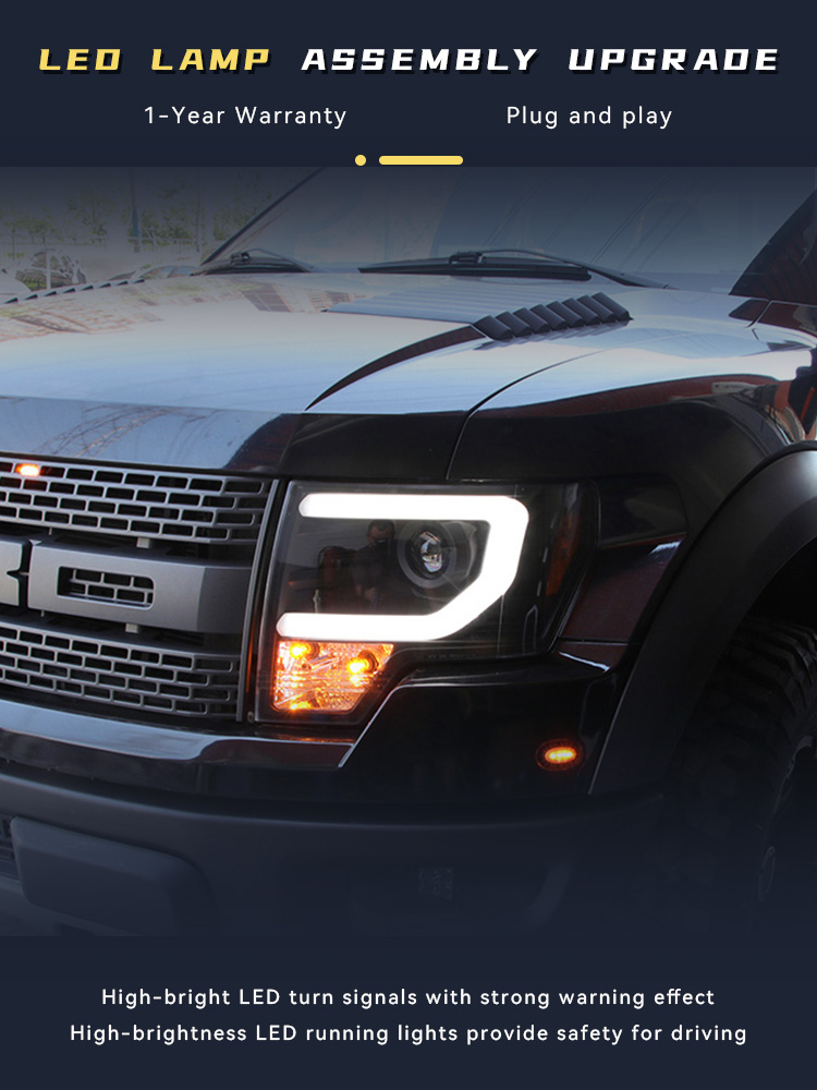 Accessories Car Near - مصابيح أمامية للسيارة لفورد رابتور ،