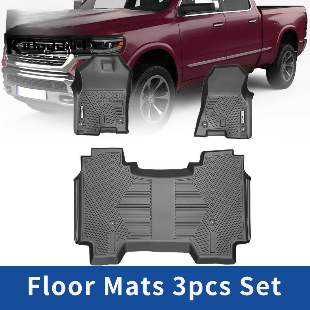 Car Floor Mat Rubber - دواسات أرضية ثلاثية الأبعاد لسيارة دودج