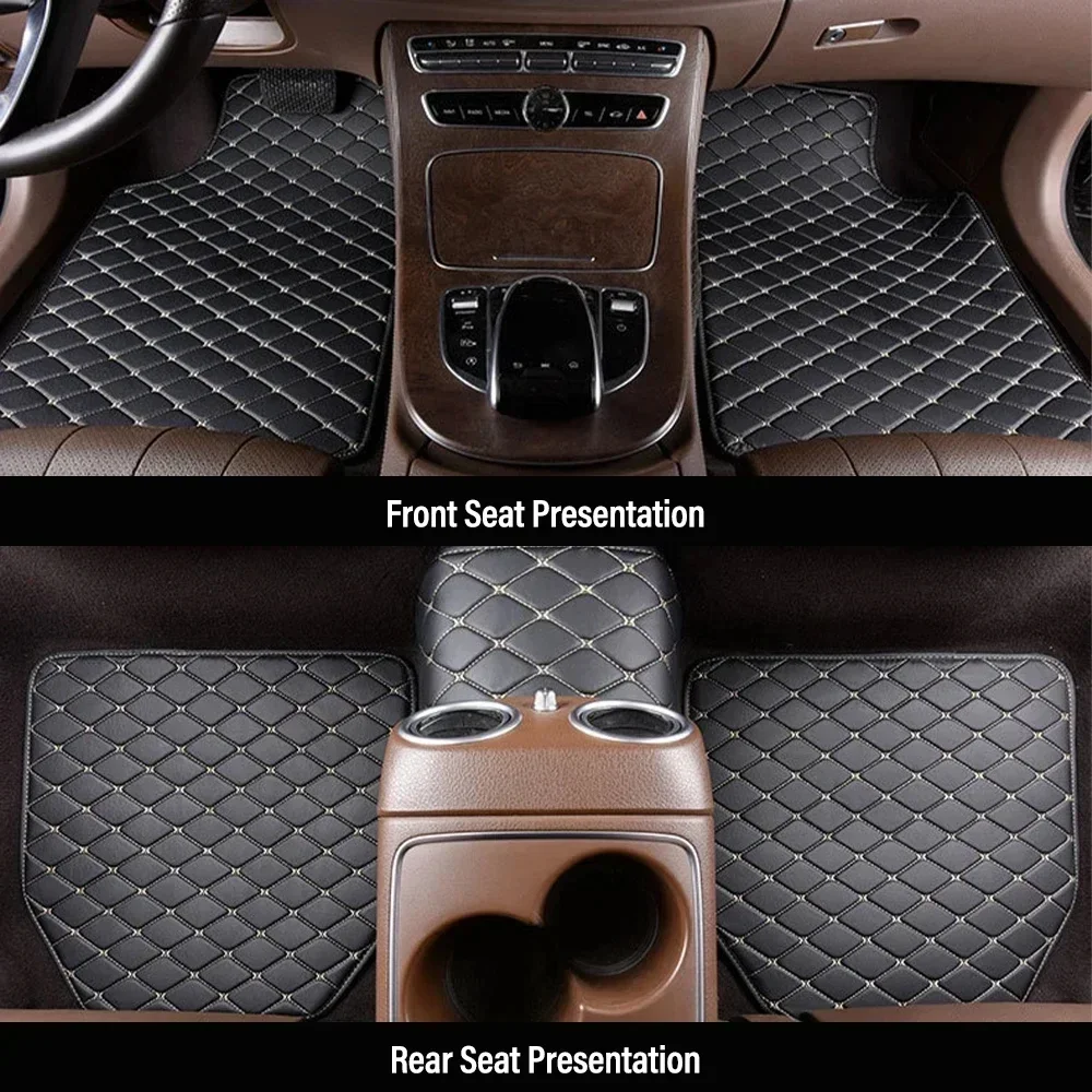 Car Floor Mat Rubber - سجاد أرضية السيارة 4 قطع عالمي