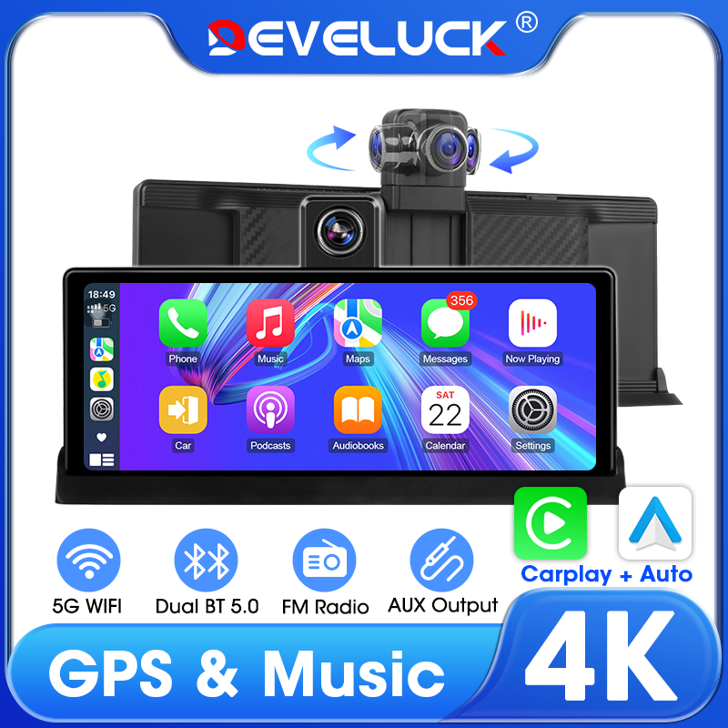 Car Dash Cam - 10.26 ''الأصلي سيارة نمط اللاسلكية CarPlay