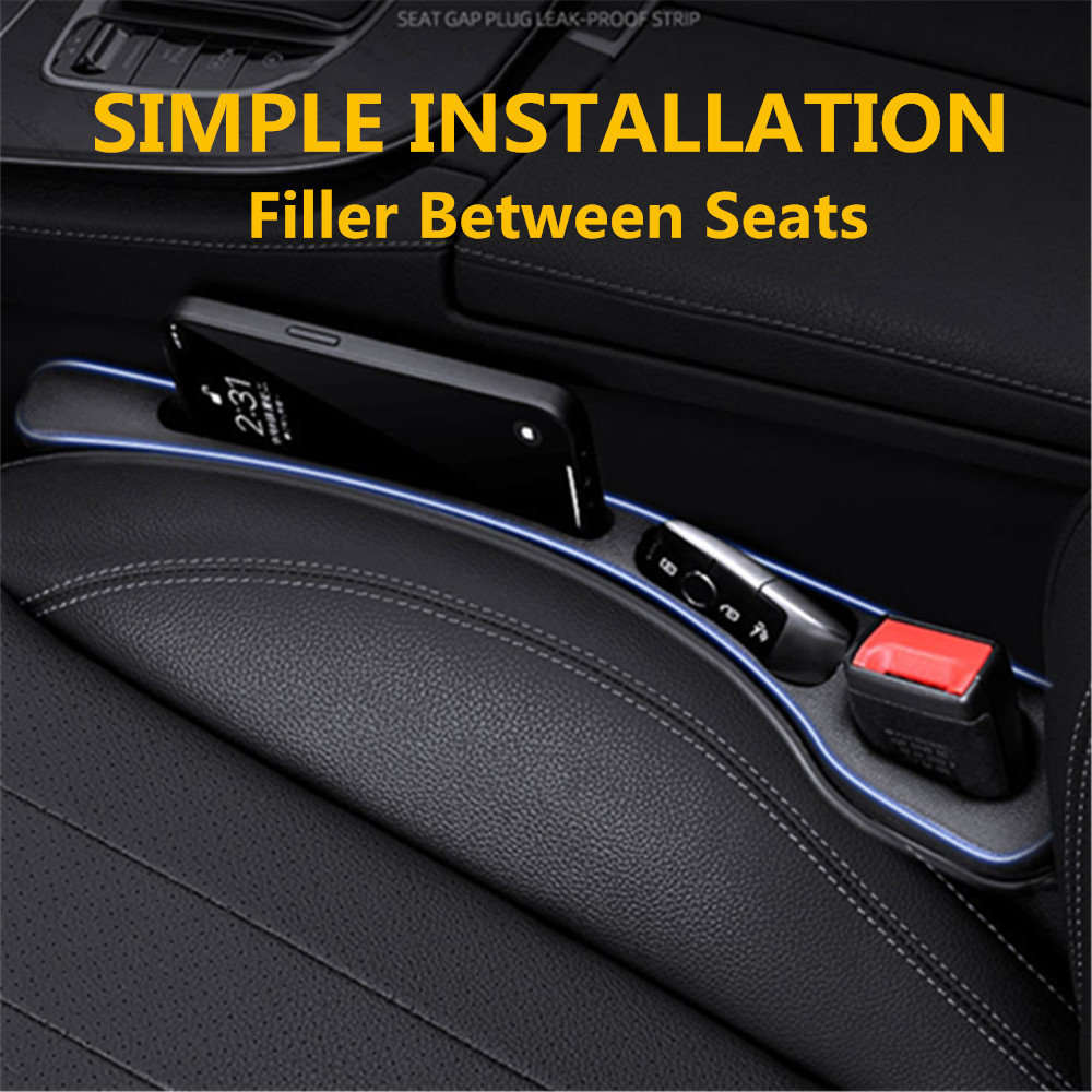 Car Accessories App - حشوة فجوة مقعد السيارة (قطعتان) لتزيين
