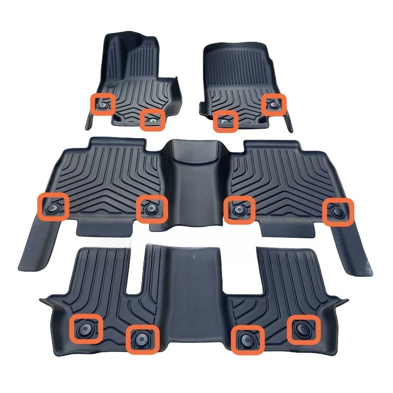 Car Floor Mat Rubber - حصيرة أرضية سيارة مخصصة لسيارة Mercedes