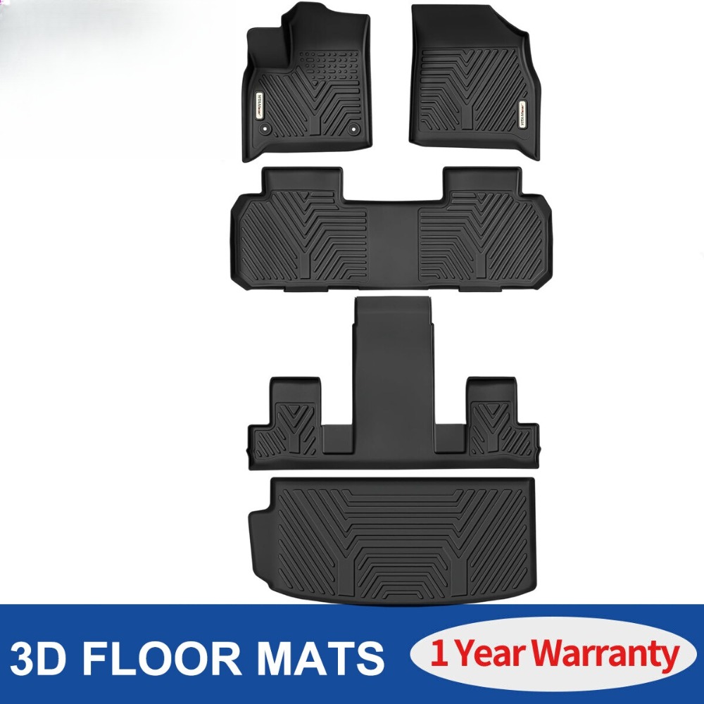 Car Floor Mat Rubber - دواسات أرضية + بطانة صندوق السيارة