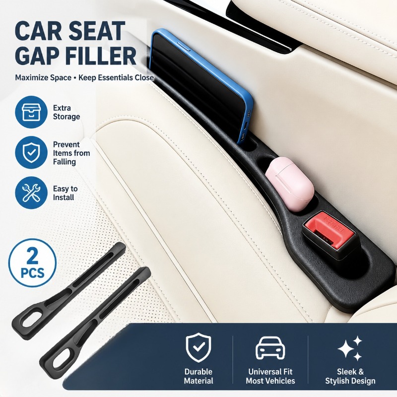 Car Accessories App - قطعتان من حشوات فجوات مقاعد السيارة