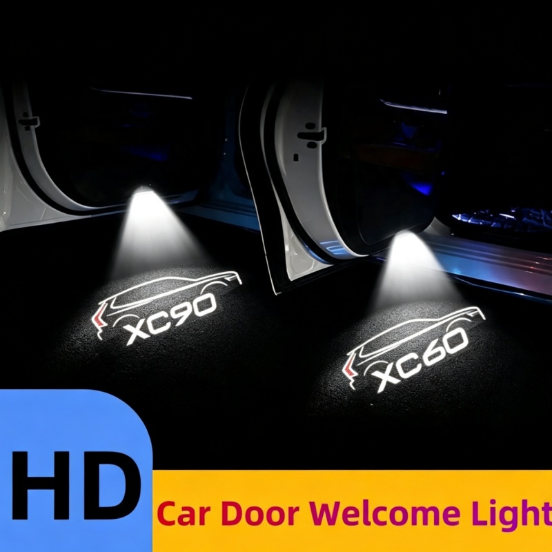 Volvo Car Accessories Xc90 - قطعتان من مصابيح ترحيبية للسيارة بشعار