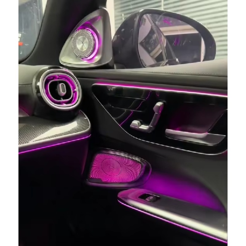 طقم إضاءة محيطة LED بـ64 لونًا - مراجعة Led Interior Ambient Light وسعره