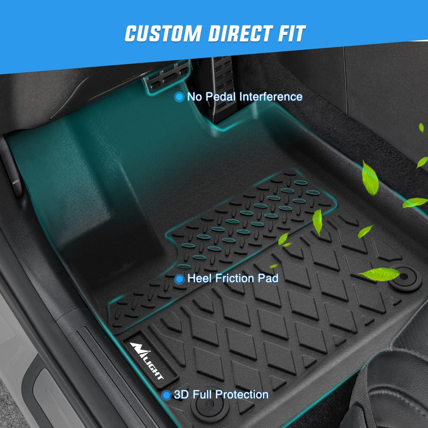 سجادات أرضية نايل لايت مخصصة م - مراجعة Car Floor Mat Rubber وسعره