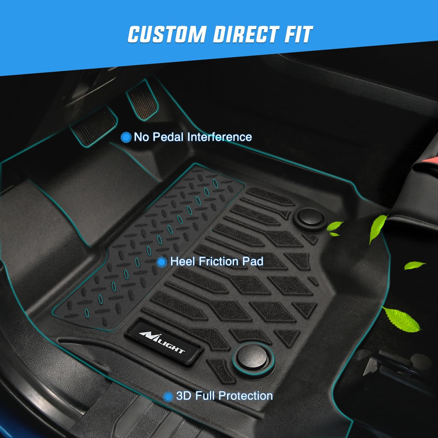 سجادات أرضية نايل لايت لسيارات - مراجعة Car Floor Mat Rubber وسعره