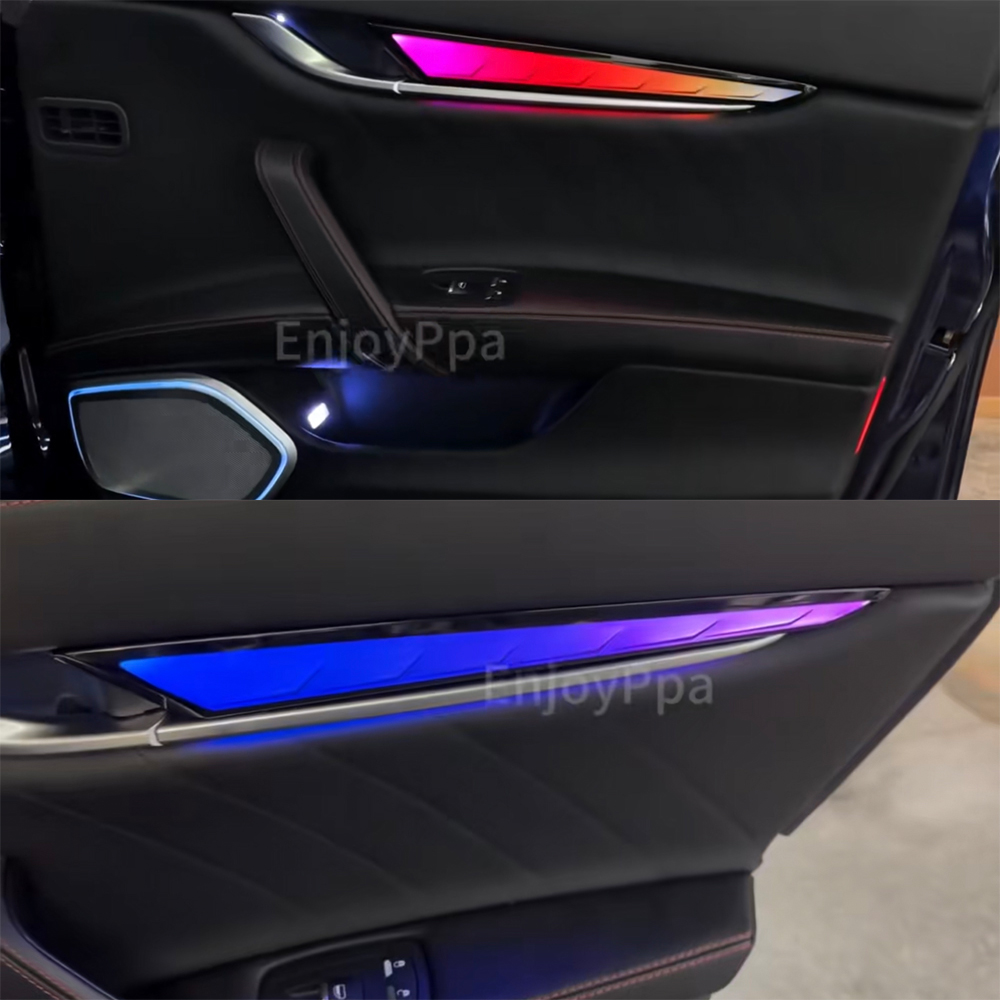 لمازيراتي جيبلي ليفانتي كواترو - مراجعة Led Interior Ambient Light وسعره