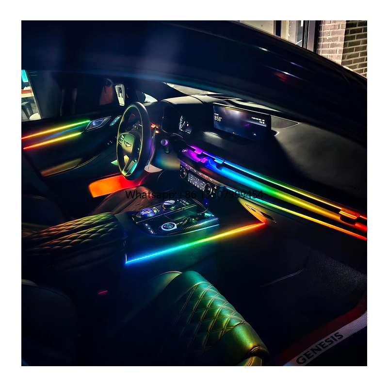 إضاءة داخلية للسيارة بـ 256 لو - مراجعة Led Interior Ambient Light وسعره