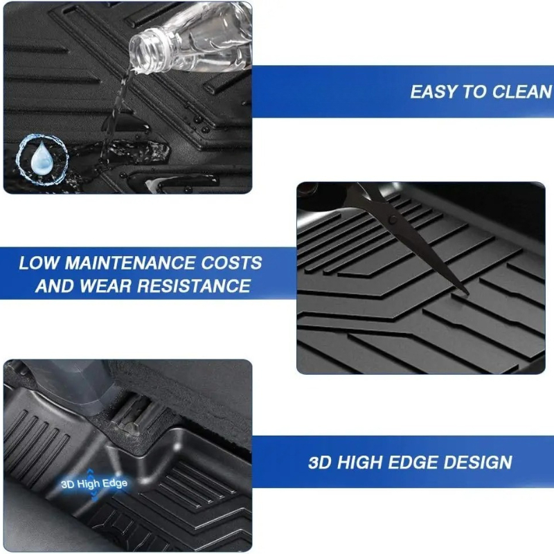 بطانة أرضية وحصيرة صندوق السيا - مراجعة Car Floor Mat Rubber وسعره