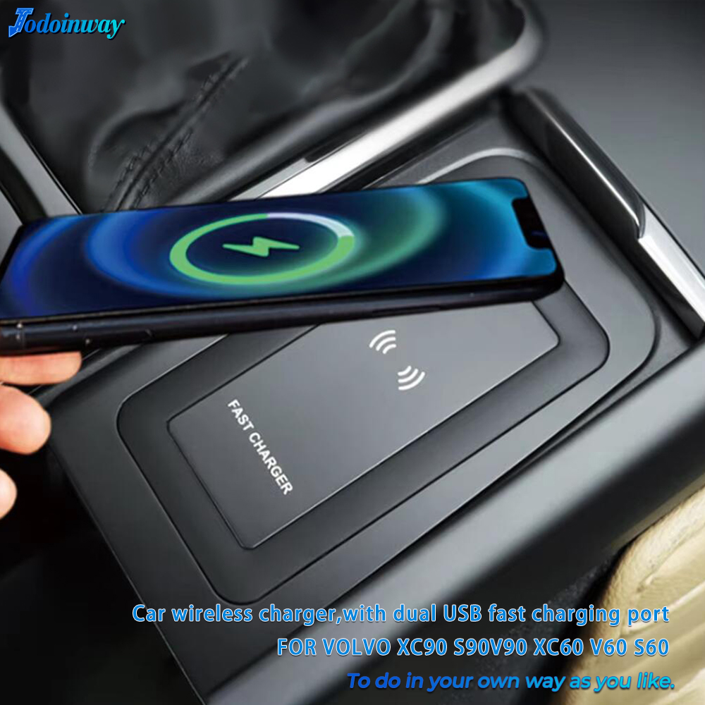 شاحن لاسلكي للكونسول الوسطي لس - مراجعة Volvo Car Accessories Xc90 وسعره