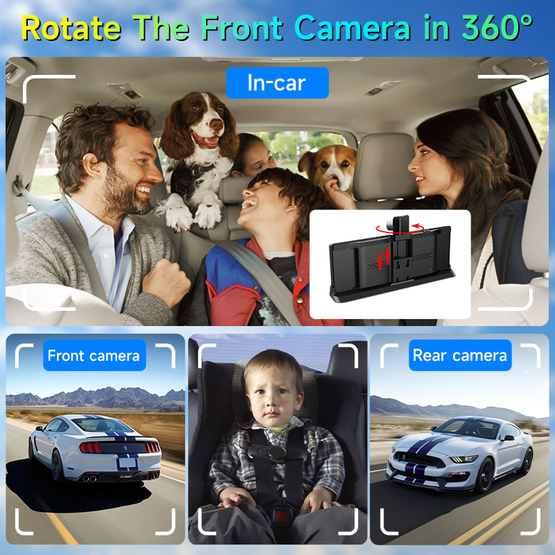 10.26 ''الأصلي سيارة نمط اللاس - مراجعة Car Dash Cam وسعره