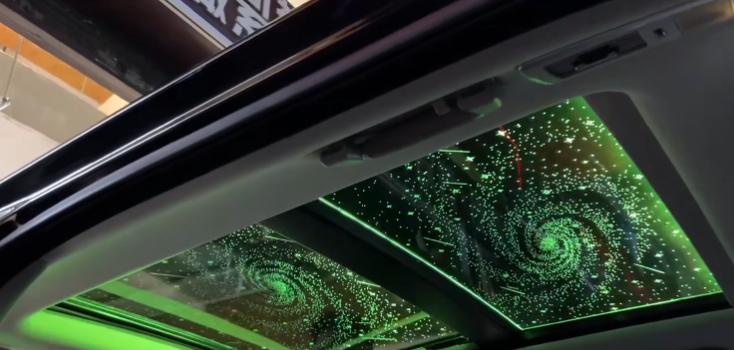 إضاءة داخلية للسيارة بتصميم سق - مراجعة Led Interior Ambient Light وسعره