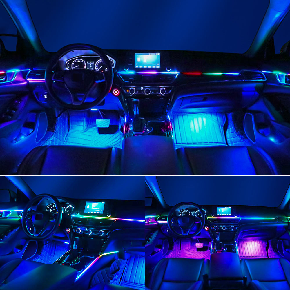 العالمي Led سيارة المحيطة ضوء  - مراجعة Led Interior Ambient Light وسعره